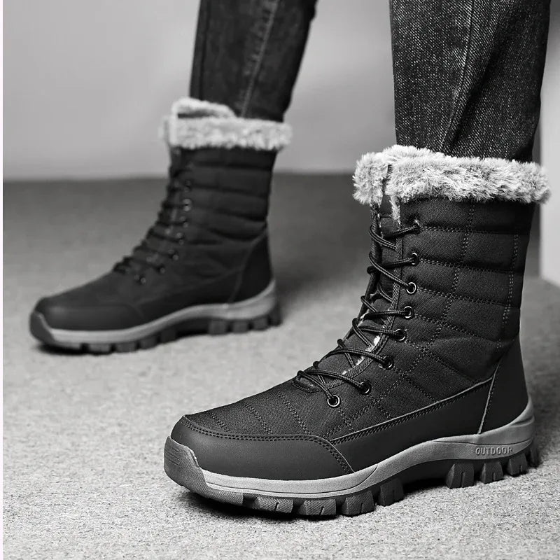 Men's Warm Winter Hiking Boots