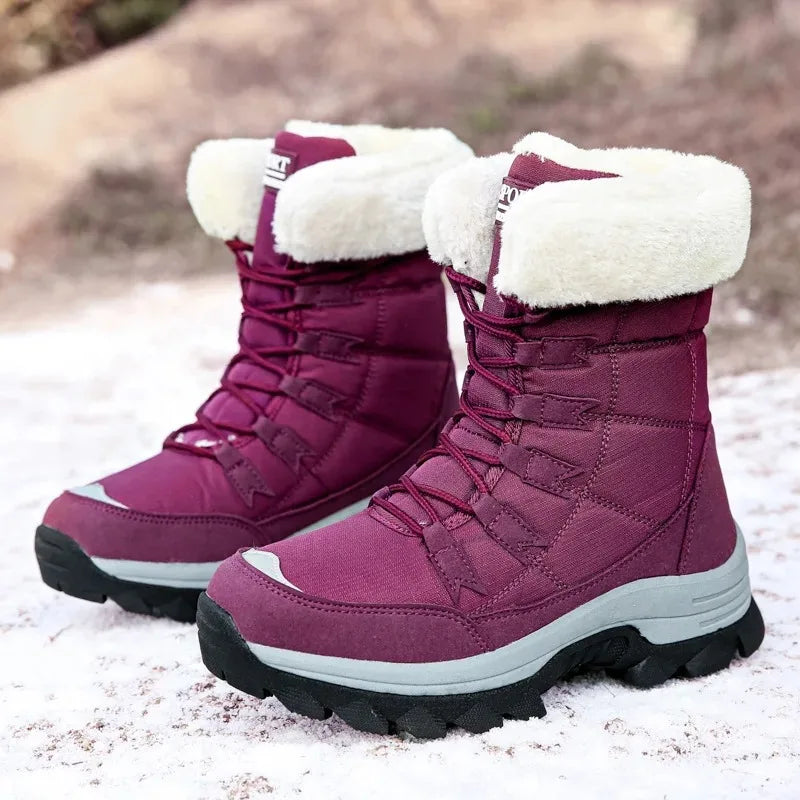 Women's Warm Winter Hiking Boots