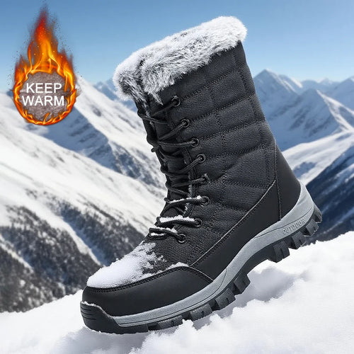 Men's Warm Winter Hiking Boots
