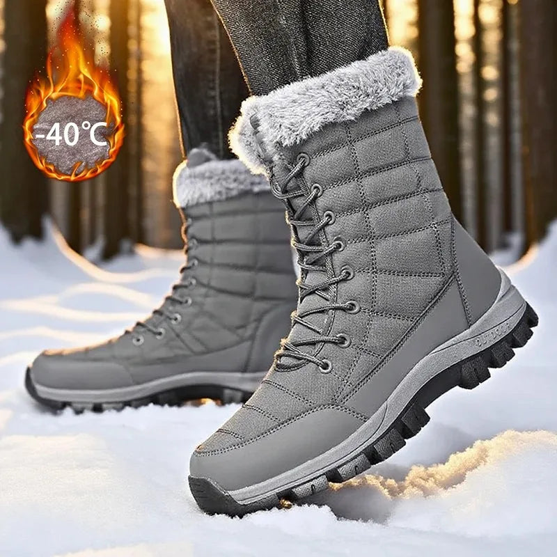 Men's Warm Winter Hiking Boots